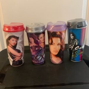 SELENA Colorful Commemorative Collectable Tumblers